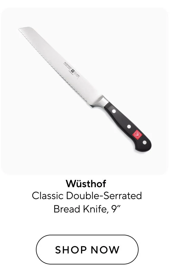 Wüsthof Classic Double-Serrated Bread Knife, 9