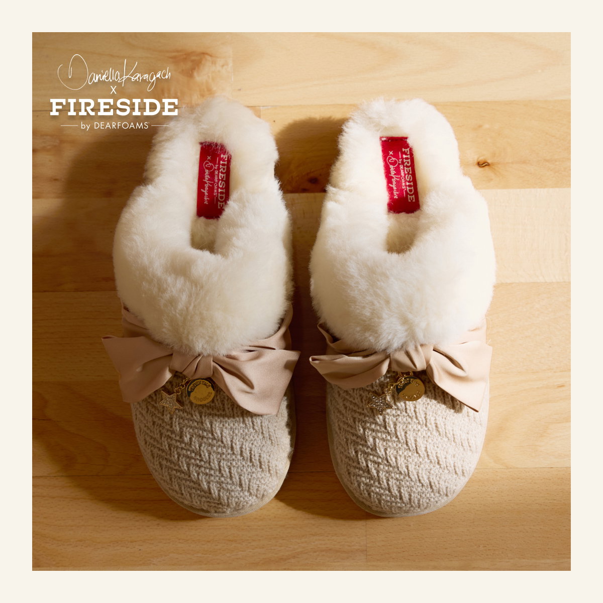 SHOP DANIELLA'S KNIT SHEARLING SCUFF