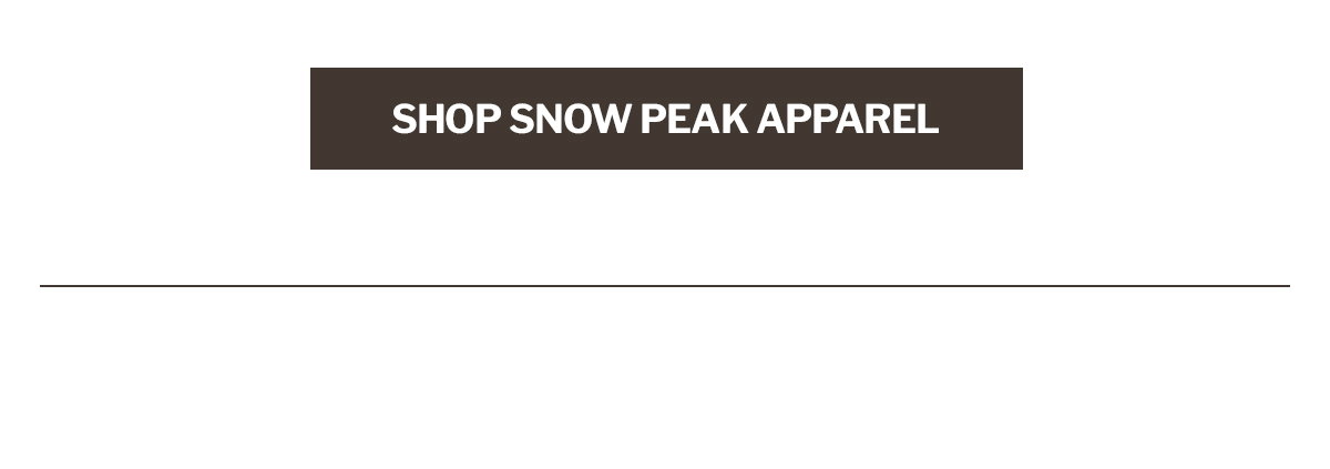 Snow Peak Apparel & Clothing | WildBounds