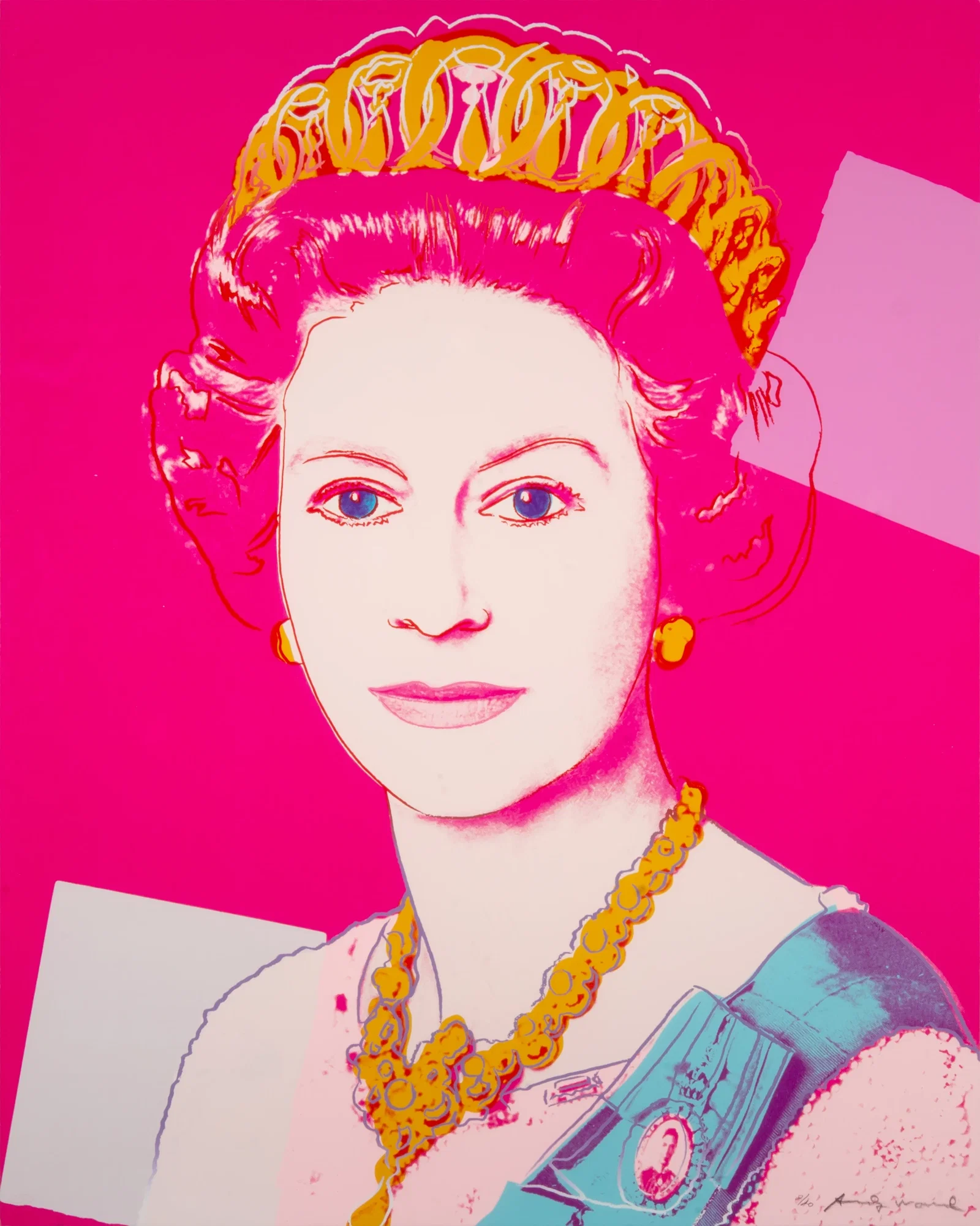 Andy Warhol, Queen Elizabeth II (from “Reigning Queens”), 1985
