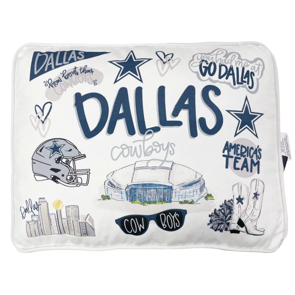 Officially Licensed NFL Team 19" x 15" Canvas Pillow