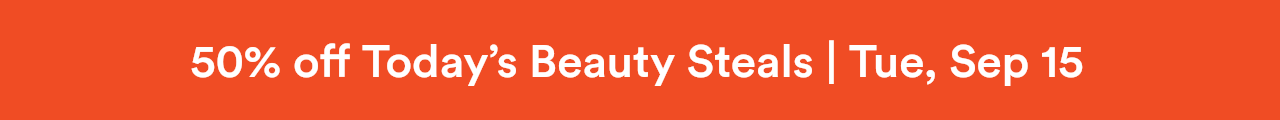50% off today's beauty steals