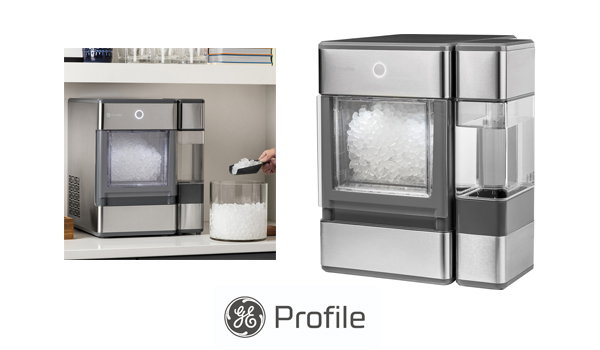Opal Nugget Countertop Ice Maker, Stainless Steel - Refurbished