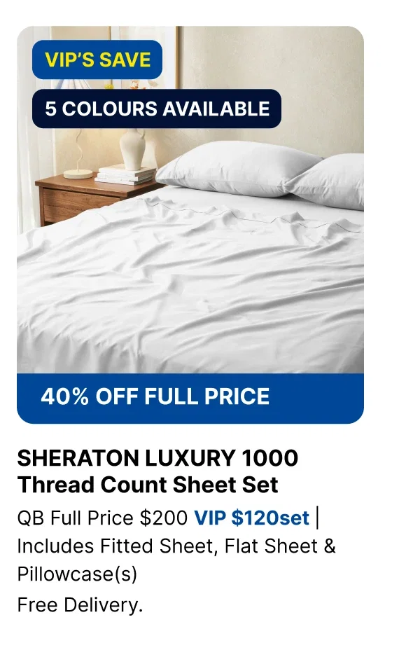Sheraton Luxury 1000 Thread Count Sheet Set