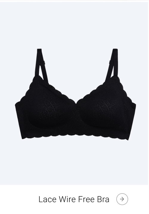 Lace Wire Free Bra