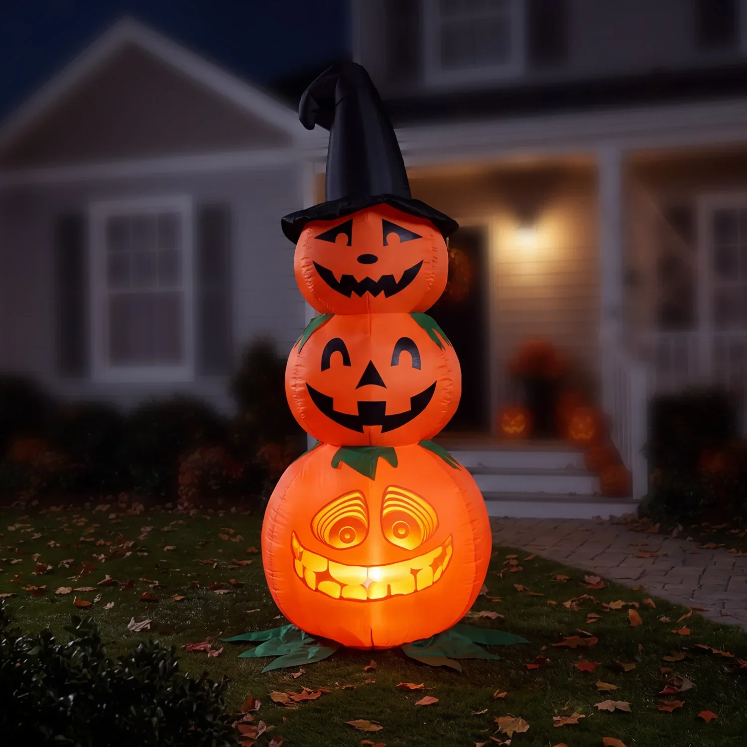 Image of Inflatable 6' Stack Animated Jack-O-Lantern