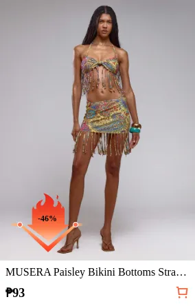 MUSERA Paisley Bikini Bottoms...