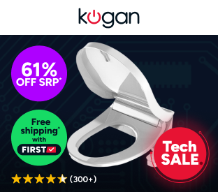Kogan Smart Wash & Dry Electric Bidet Toilet Seat Product Image