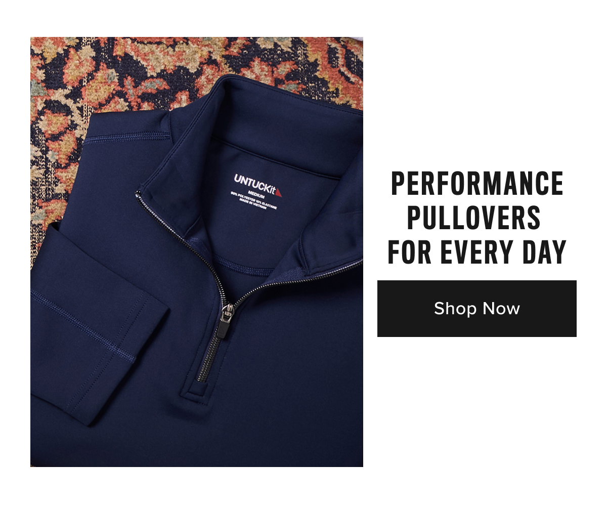 Shop Now Performance Pullovers for every day 