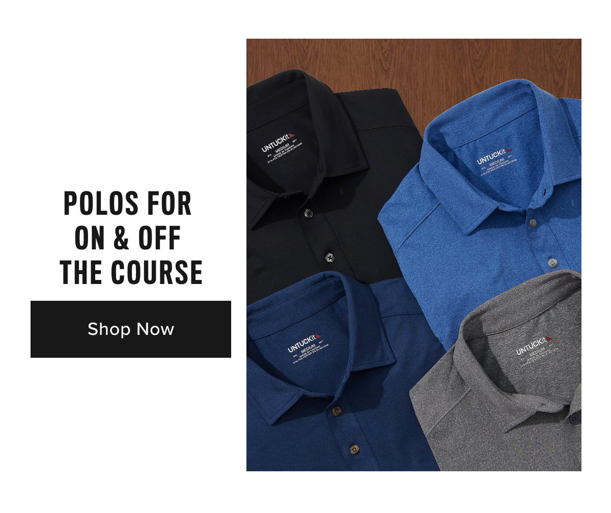 Shop Now Polos for On and Off the Course 