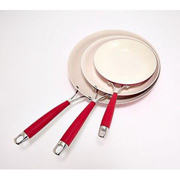 Aarti Sequeira 3-Piece 8", 10" & 12" Honeycomb Fry Pan Set