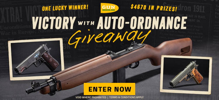 Victory with Auto-Ordnance Giveaway by GunBroker