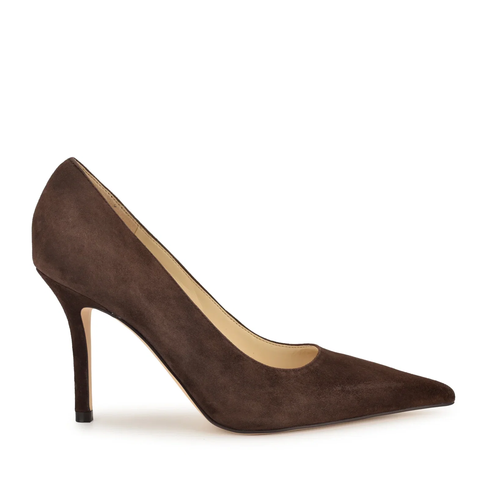 Image of Gemmha Leather Pointy Toe Pumps