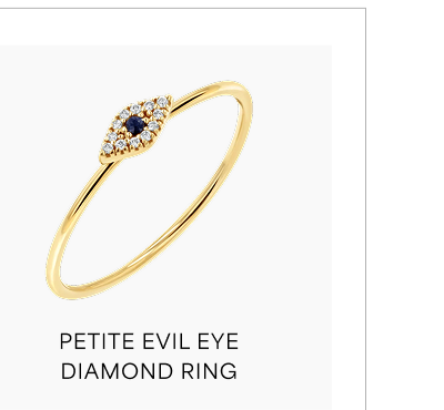 Petite Evil Eye Diamond Ring