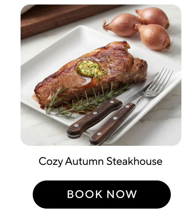 Date Night: Cozy Autumn Steakhouse