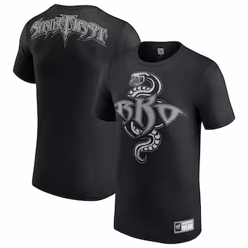 Men's Black Randy Orton WWE Recoiled Retro T-Shirt