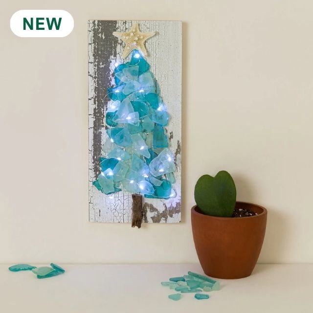Twinkling Sea Glass DIY Christmas Tree Kit
