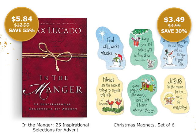In the Manger | Christmas Magnets, set of 6
