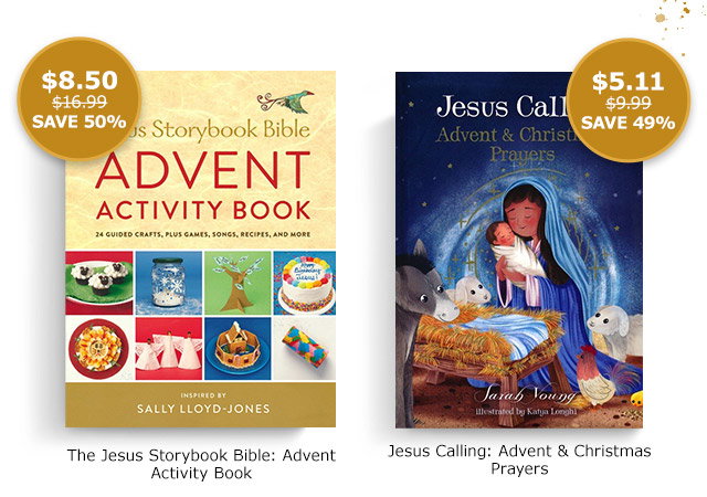 The Jesus Storybook Bible: Advent Activity Book | Jesus Calling: Advent and Christmas Prayers