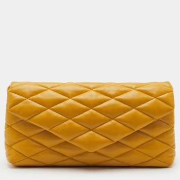 Saint Laurent Sade Yellow Leat