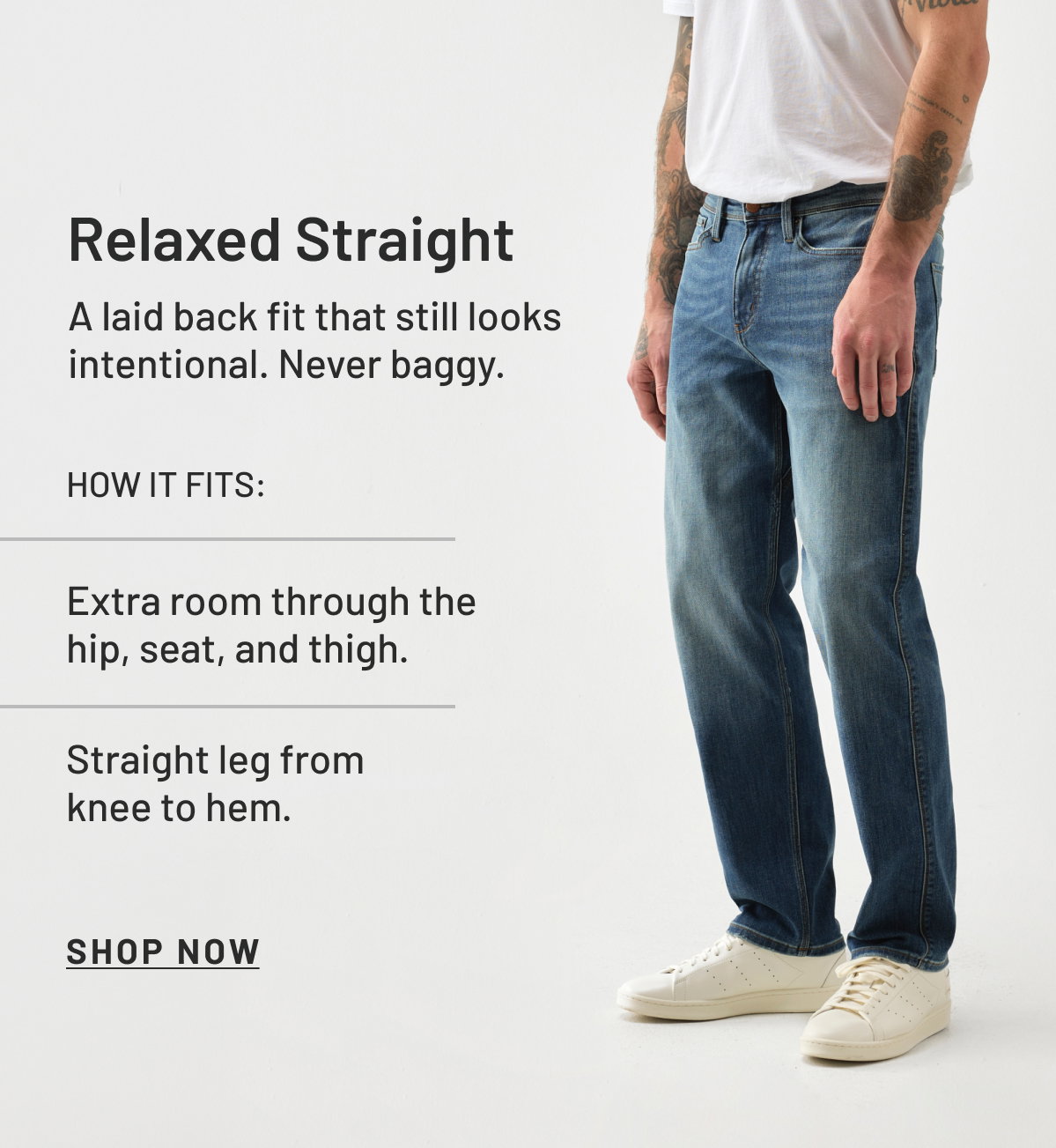 Men's Relaxed Straight Fit