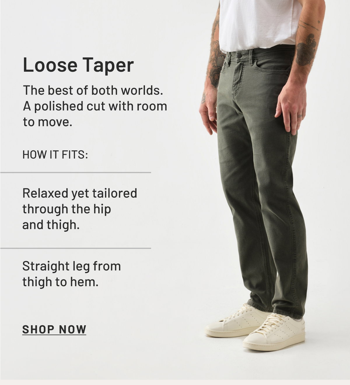 Men's Loose Taper Fit