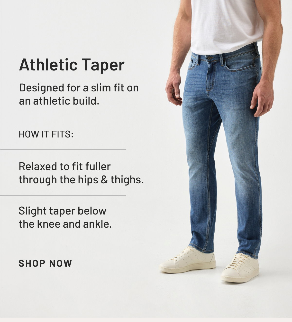Men's Athletic Taper Fit