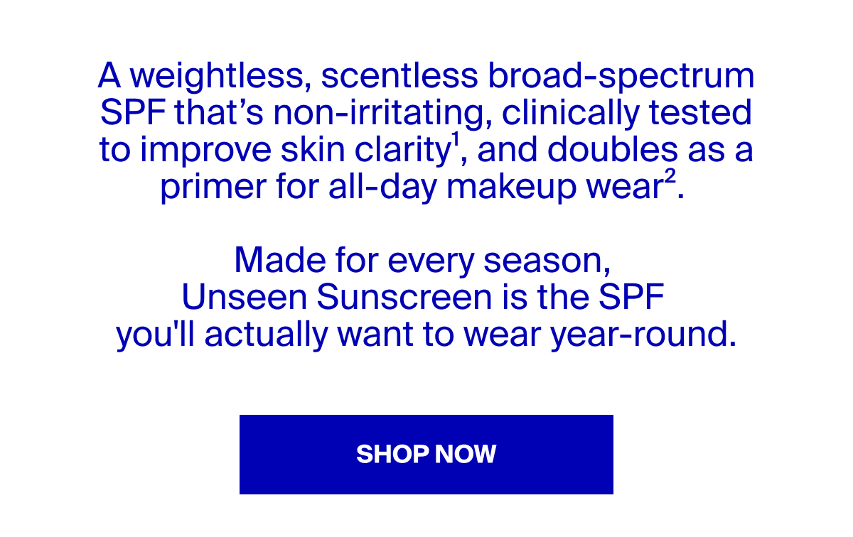 Shop Unseen Sunscreen SPF 50