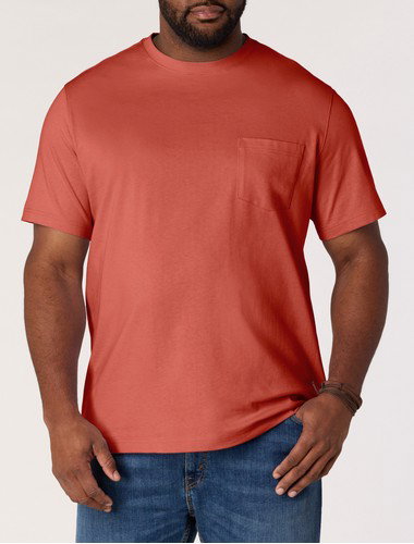 Moisture-Wicking Jersey Pocket T-Shirt