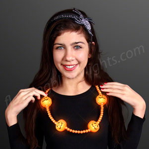 LED Pumpkin Beads
