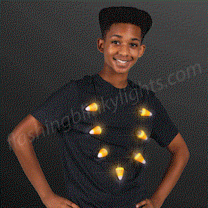 Candy Corn String Lights Necklace
