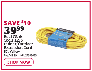 real work extension cord
