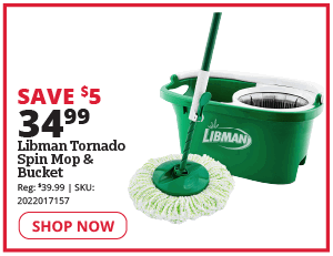 libman tornado spin mop