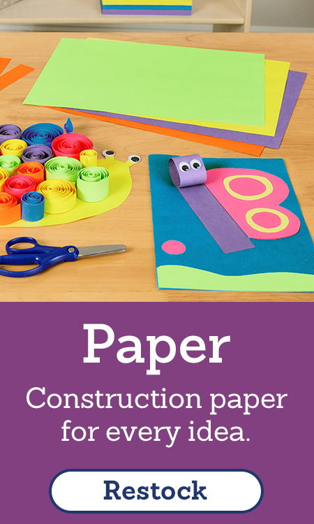 Paper - Construction paper for every idea.