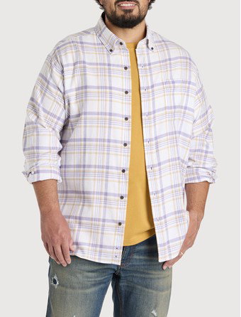 Plaid Flannel Sport Shirt