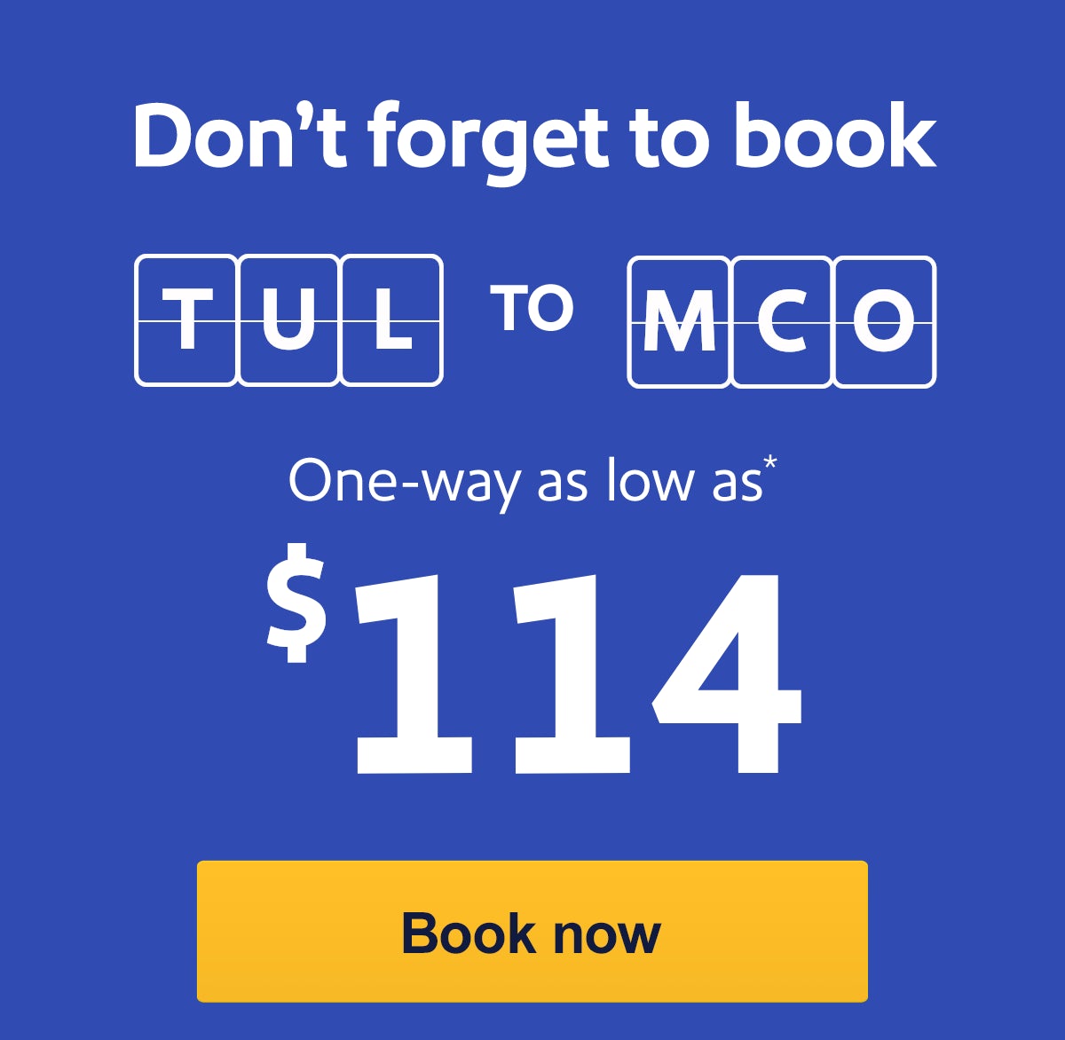 Don't forget to book your trip.