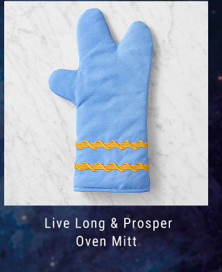 Live Long & Prosper Oven Mitt