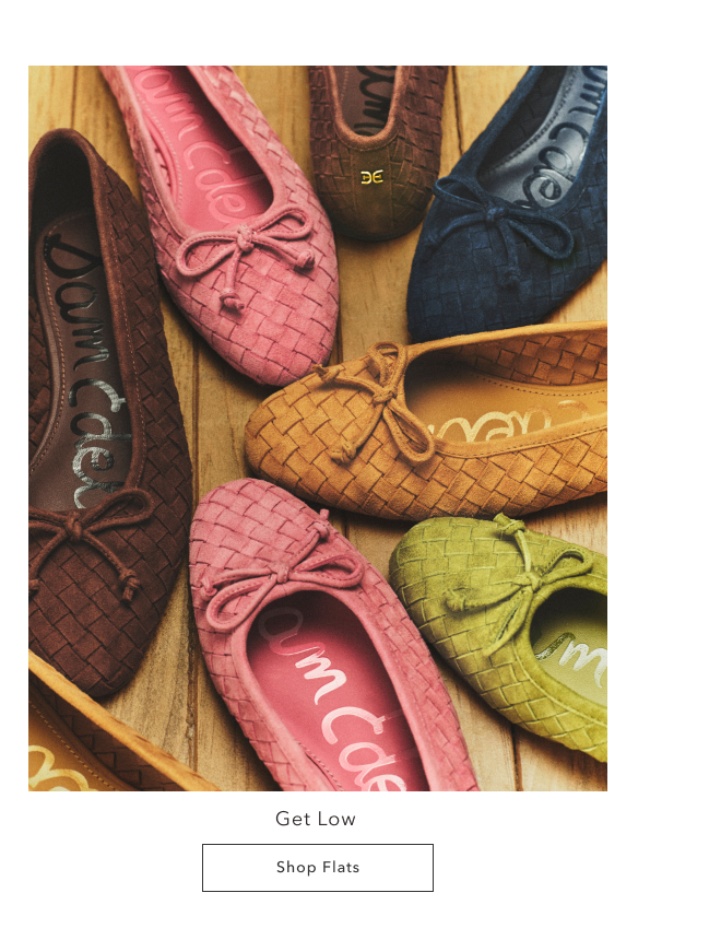 GET LOW | Shop Flats