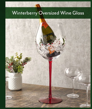 Winterberry Oversized Wine Glass