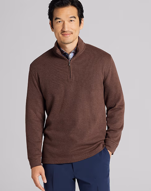  30% Off | Joseph Abboud | Luxe Cotton Ribbed Quarter-Zip | 30% Off