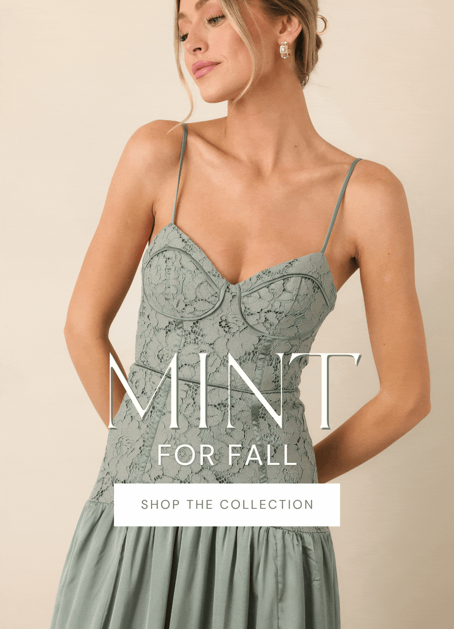 "Mint for fall. Shop the collection."