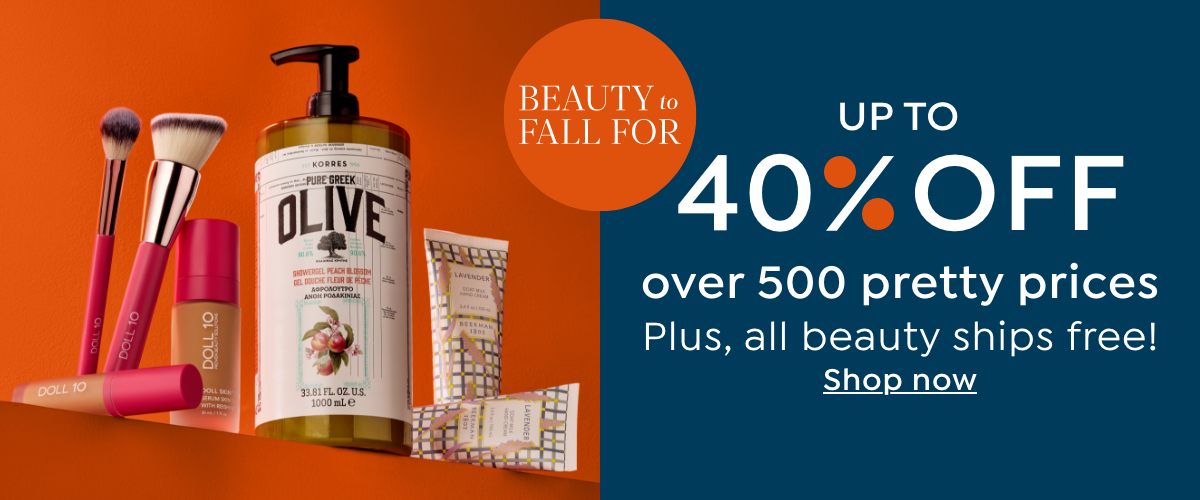 Up to 40% Off Over 500 Beauty Items