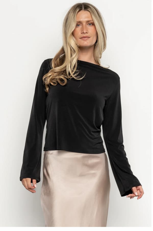 Tasia Drape Back Top