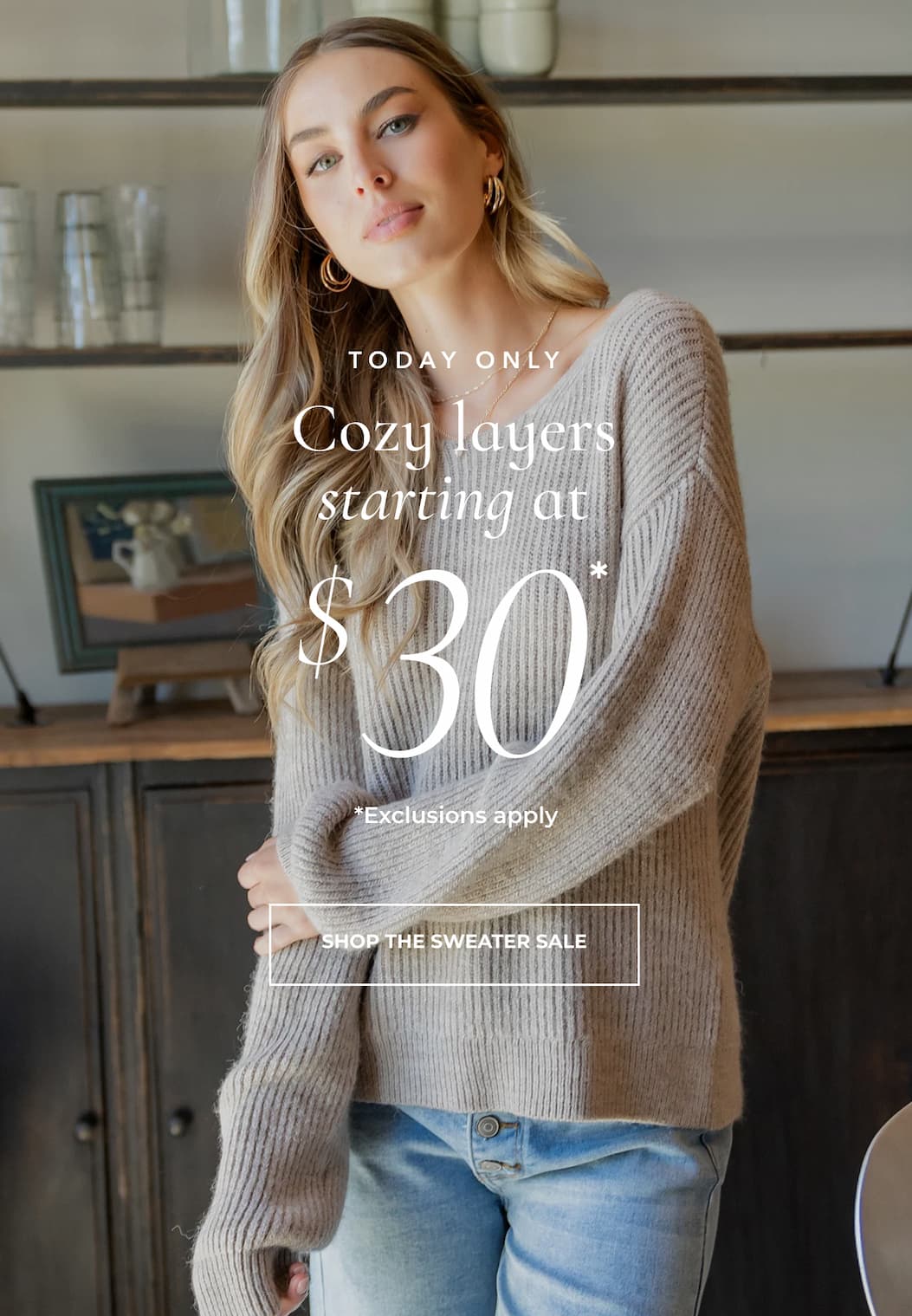 Shop the sweater sale