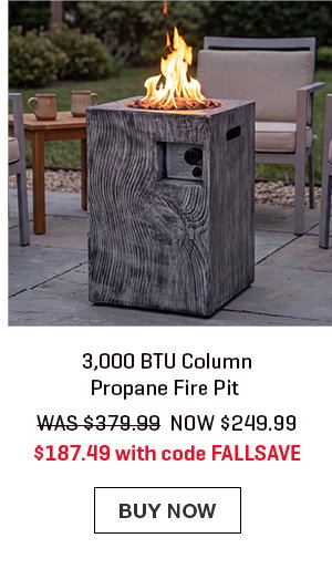 3,000 BTU Column Propane Fire Pit