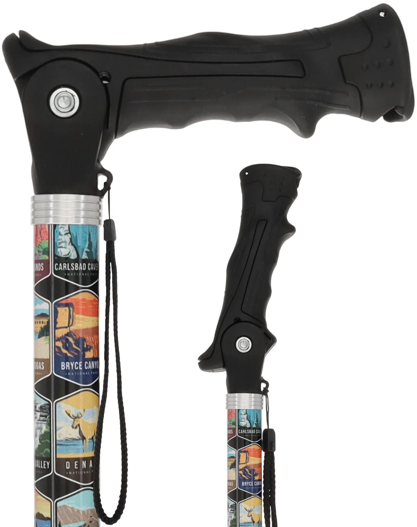 Image of National Park Designer Adjustable Walking Hiking Staff