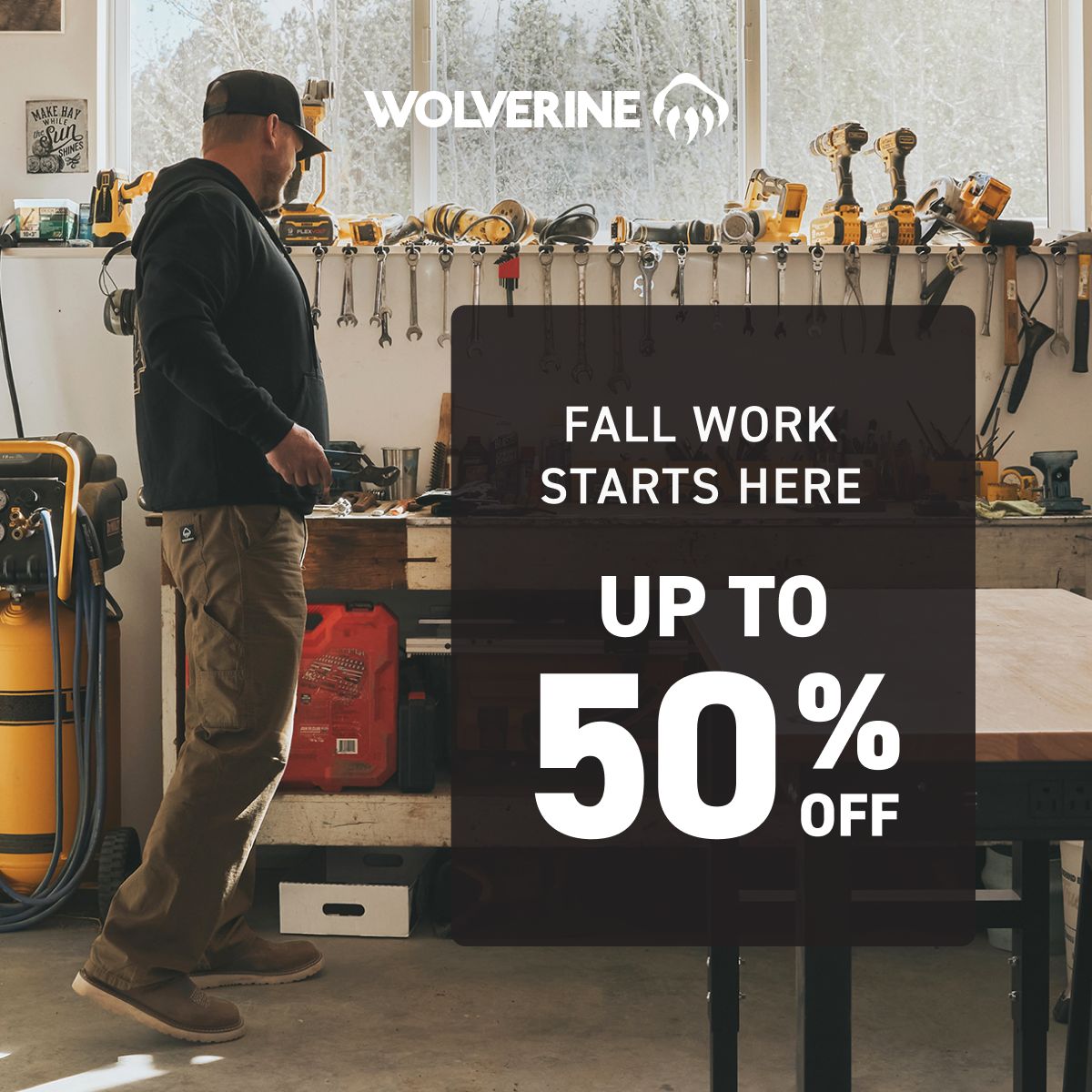 Wolverine - FALL WORK STARTS HERE: UP TO 50% OFF.