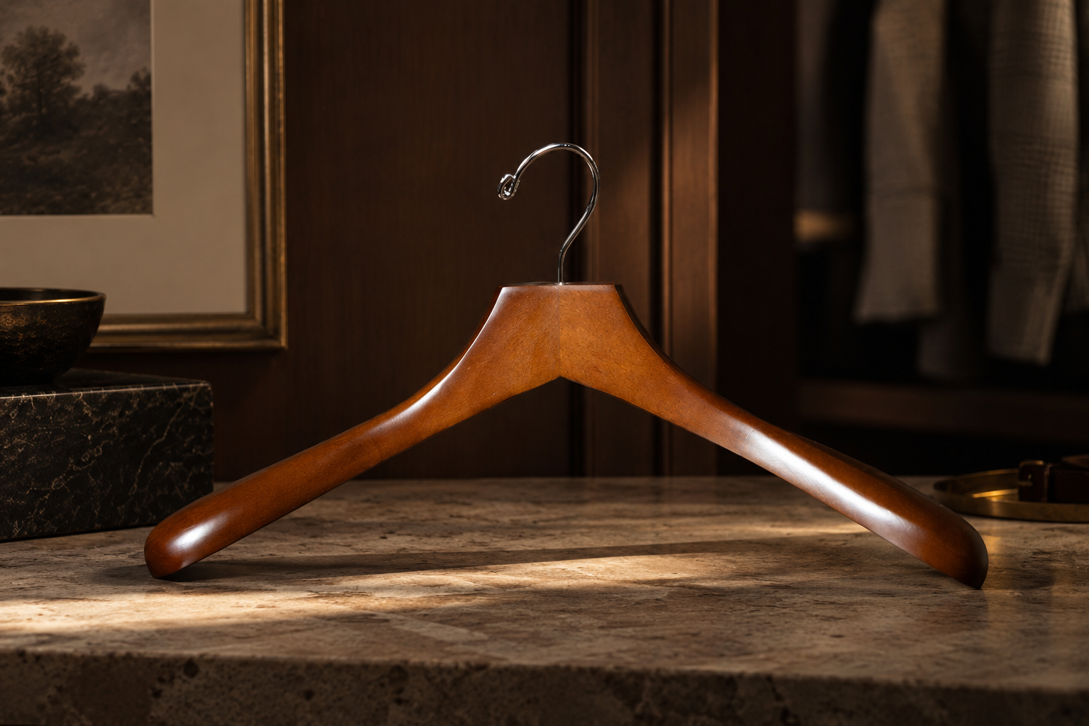 Luxury Wooden Hangers back in stock