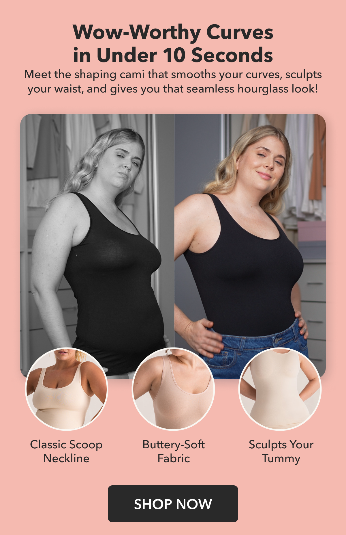 Shapermint Essentials All Day Every Day Tank Cami