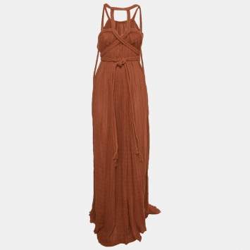 Brown Cotton Gauze Venus Braid